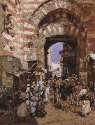 William Logsdail The Gates of the Khalif oil painting